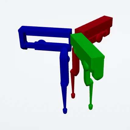 TriFinger Edu — URDF model