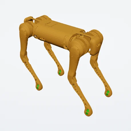 Unitree B1 — URDF model